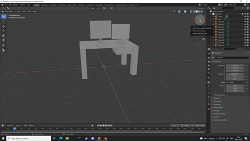 A desk model preview image